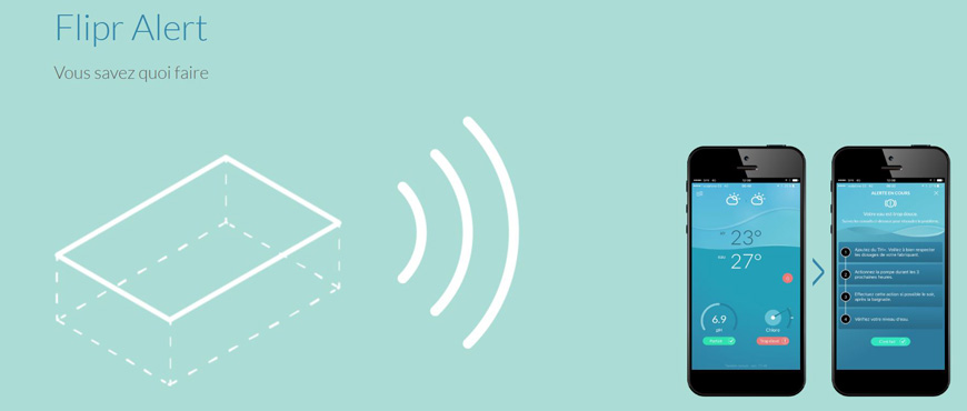 Analyseur eau piscine automatique Flipr, votre nouvel objet connecté